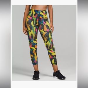 Multi color Luluemon Leggings 25”
